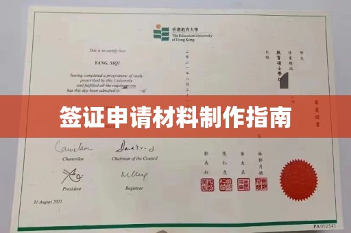 阜城签证申请材料制作指南